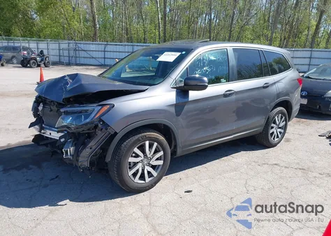 2020 Honda Pilot Awd Ex-L from USA, damaged, VIN 5FNYF6H58LB049652